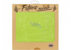 Albi Fitness uterák Fit, fit, hurááá zelený 90 x 50 cm