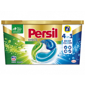Persil Discs Regular 4v1 kapsule na pranie bielej a stálofarebnej bielizne box 22 dávok 550 g