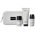 Payot Optimale Soin Hydratant Quotidien hydratačný gélový krém 50 ml + Gel de Douche Intégral sprchový gél na telo a vlasy 200 ml + Roll-on anti-transpirant 24H deodorant roll-on 75 ml + kozmetická taška, kozmetická sada pre mužov 2023