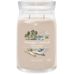 Yankee Candle Seaside Woods - Vonná sviečka Seaside Woods Signature veľké sklo 2 knôty 567 g