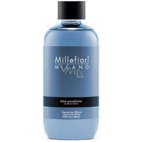 Millefiori Milano Natural Blue Posidonia - Modrá posidónia Náplň do difuzéra pre vonné stonky 250 ml