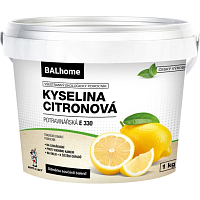 BALhome kyselina citrónová potravinárska E 330, 1 kg