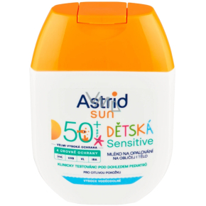 Astrid Sun Kids OF50+ Sensitive mlieko na opaľovanie 60 ml