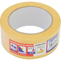 Spokar maskovacia PVC páska, vonkajšia, odolná voči UV a vode, lepí týždeň, 48 mm × 33 m