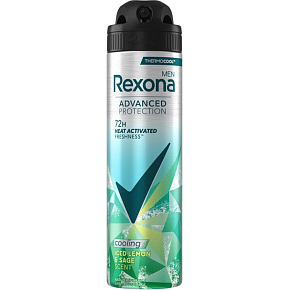 REXONA AP SPREJ MUŽI ADVANCED PROTECTION THERMOCOOL ZELENÉ LISTY A LIMETKA 150 ML 9643