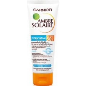 Garnier Ambre Solaire SPF50 + krém na opaľovanie pre citlivú pleť 50 ml