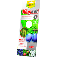 Stopset B lepové dosky na pilatky, 25 × 10 cm, 5 ks