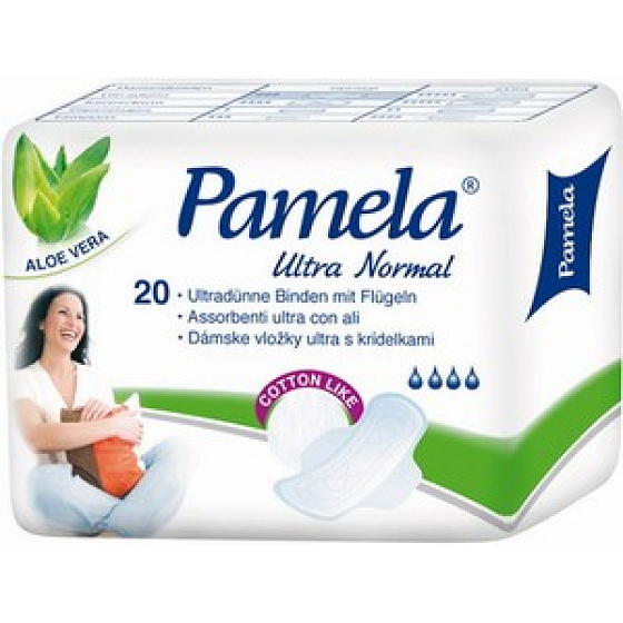 Pamela Ultra Normal Cotton Like intímne vložky 20 kusov