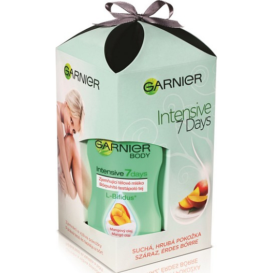 Garnier Suchá pokožka telové mlieko 250 ml + dezodorant sprej 300 ml + krém na ruky 100 ml, kozmetická sada