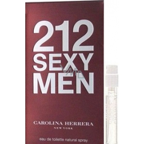 Carolina Herrera 212 Sexy Men toaletná voda pre mužov 1,5 ml s rozprašovačom, flakón