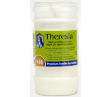 Bolsius Theresia sviečka cintorínska patrónka biela 45 hodín 145 g