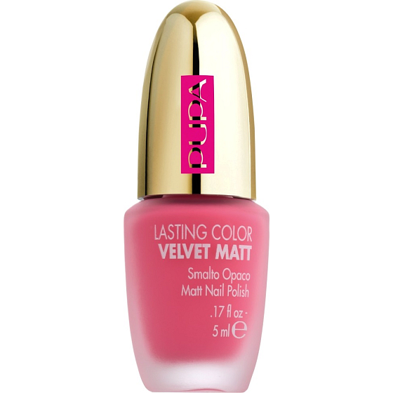 Pupa Dot Shock Lasting Color Velvet Matt lak na nechty 002 Fair Pink 5 ml