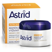 Astrid Nutri Skin krém Mandľový výživný denný a nočný krém 50 ml