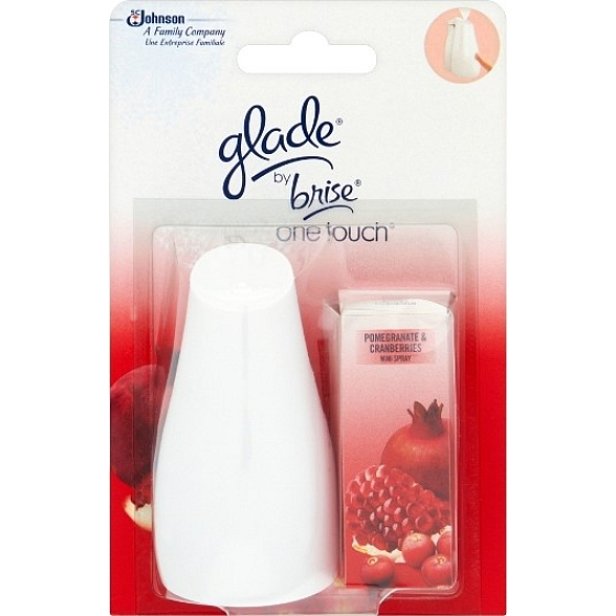 Glade One Touch Granátové jablko a Brusnica mini sprej osviežovač 10 ml