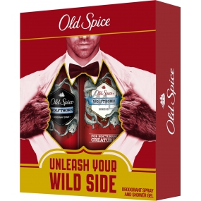 Old Spice Wolfthorn sprchový gél pre mužov 250 ml + dezodorant sprej 125 ml, kozmetická sada