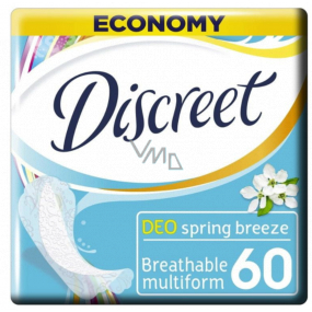Discreet Deo Spring Breeze slipové intímne vložky na každodenné použitie 60 kusov