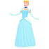 Disney Princess - Popelka 3D sprchový a kúpeľový gél pre deti 300 ml