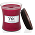 Woodwick Currant - Ríbezle vonná sviečka s dreveným knôtom a viečkom sklo malá 85 g