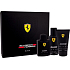Ferrari Scuderia Black toaletná voda pre mužov 125 ml + sprchový gél 150 ml + dezodorant sprej 150 ml, darčeková sada