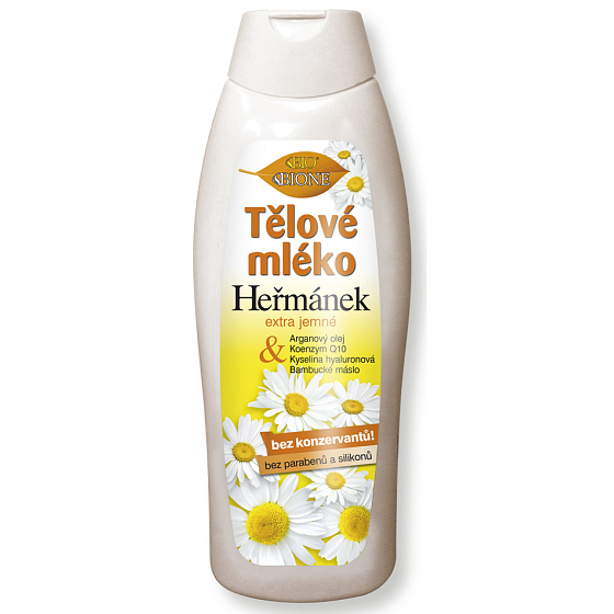 Bion Cosmetics Harmanček telové mlieko pre všetky typy pokožky 500 ml