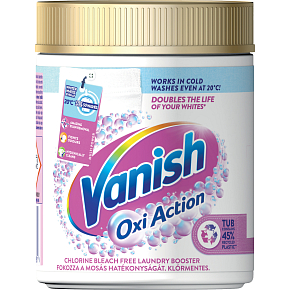 Vanish Oxi Action prášok na bielenie a odstránenie škvŕn, 470 g