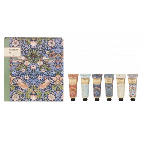 Heathcote & Ivory Strawberry Thief krém na ruky s bambuckým maslom 6 x 30 ml, kozmetická sada