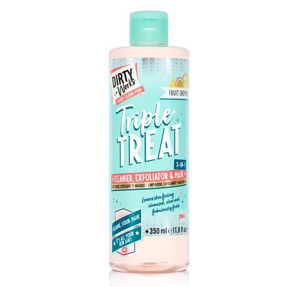 Dirty Works Triple Treat 3v1 penivý odličovač a maska 350 ml