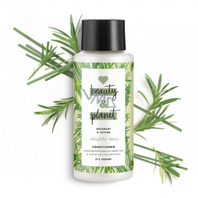 Love Beauty & Planet Rozmarín a Vetiver Detoxikačný čistiaci kondicionér pre normálne až mastné vlasy 400 ml