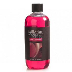 Millefiori Milano Natural Mela & Cannella - Jablko a Škorica Náplň difuzéra pre vonné steblá 500 ml