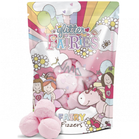 Grace Cole Glitter Fairies šumivá tableta do kúpeľa 10 x 15 g, kozmetická súprava pre deti
