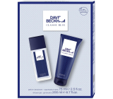 David Beckham Classic Blue parfumovaný dezodorant 75 ml + sprchový gél 200 ml, kozmetická sada pre mužov