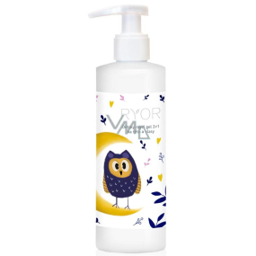Ryor 2v1 umývanie tela a vlasov pre deti dávkovač 200 ml