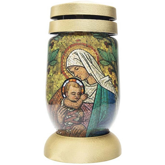 Bolsius Sklenená lampa Mosaic Maria 23 cm 120 g