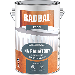 Radbal Profi S2120 špeciálna farba na radiátory, 1000 biely, 4 l Radbal Profi S2120 špeciálna farba na radiátory, 1000 biely, 4 l
