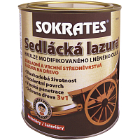 Sokrates Sedlácka lazúra na drevo, gaštan 0,7 kg