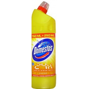 Domestos 24h Citrus tekutý dezinfekčný a čistiaci prostriedok 750 ml + 250 ml