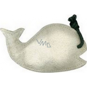 Lufa Cylindrica Prírodné masážne špongia pre deti veľryba 17 x 10 cm LF238