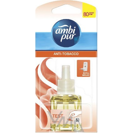Ambi Pur Anti Tobacco elektrický osviežovač vzduchu náhradná náplň 20 ml