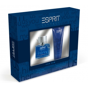 Esprit Connect for Her toaletná voda 30 ml + sprchový gél 75 ml, darčeková sada