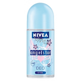 Nivea Angel Star Icy Kiss guličkový antiperspirant dezodorant roll-on pre ženy 50 ml