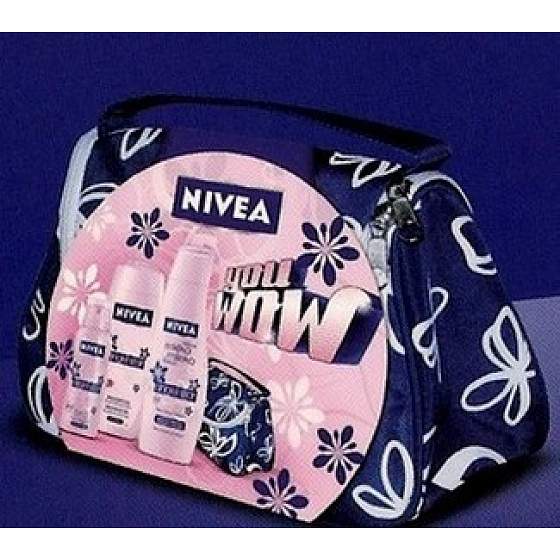 Nivea Angel sprchový gel 250 ml + antiperspirant sprej 150 ml + telové mlieko 250 ml, pre ženy kozmetická sada