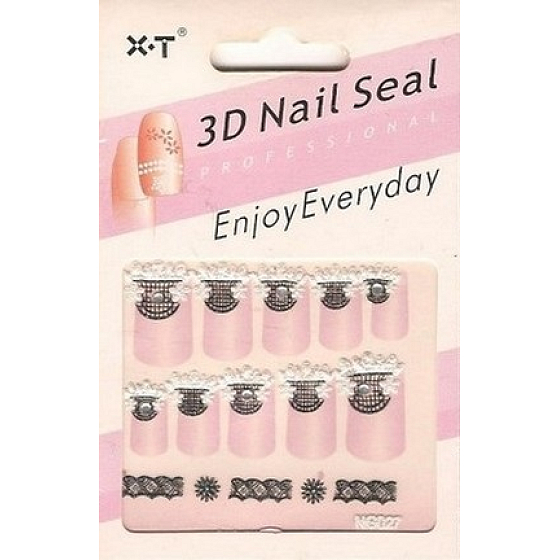 Nail Seal 3D nálepky na nechty 152B 1 aršík