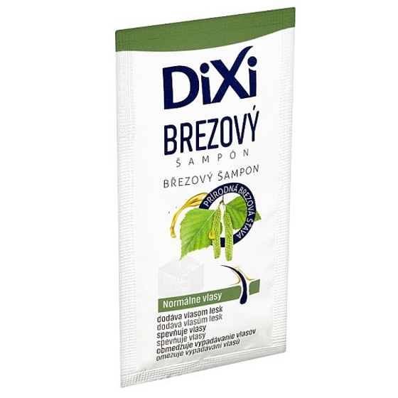 Dixi Brezový šampón podporujúci rast vlasov pre normálne vlasy vrecko 10 g