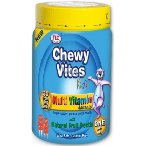 Chew Vites Multi Vitamin výživový doplnok pre deti staršie ako 12 mesiacov 30 kusov