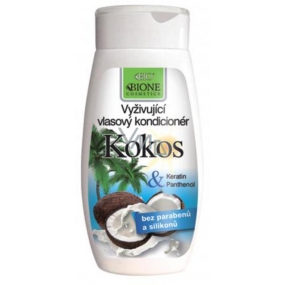 Bion Cosmetics Kokos & Keratin Panthenol vyživujúci kondicionér na vlasy 260 ml