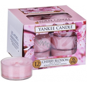 Yankee Candle Cherry Blossom - Čerešňový kvet vonná čajová sviečka 12 x 9,8 g