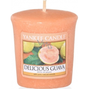 Yankee Candle Delicious Guava - Lahodná kvajáva vonná sviečka votívny 49 g