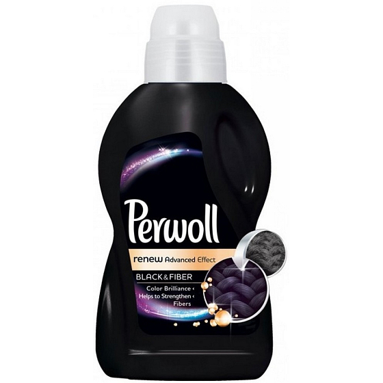 Perwoll Black & Fiber prací gél navracia intenzívnu čiernu farbu, chráni pred stratou tvaru 15 dávok 900 ml