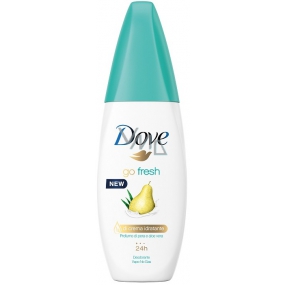 Dove Go Fresh Hruška a Aloe Vera antiperspirant deodorant sprej pumpička 75 ml