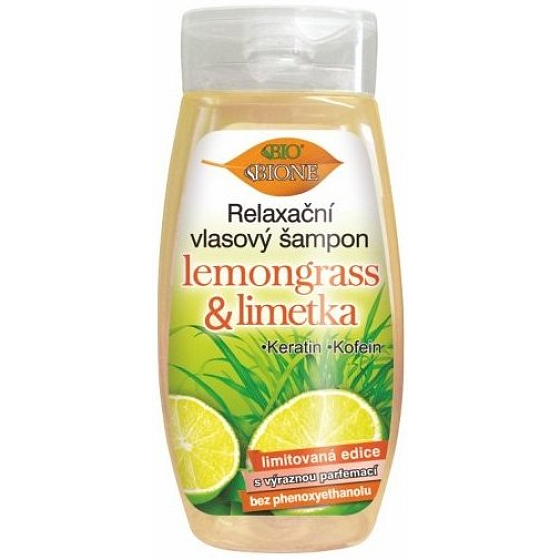 Bion Cosmetics Lemongrass & Limetka relaxačné vlasový šampón 260 ml
